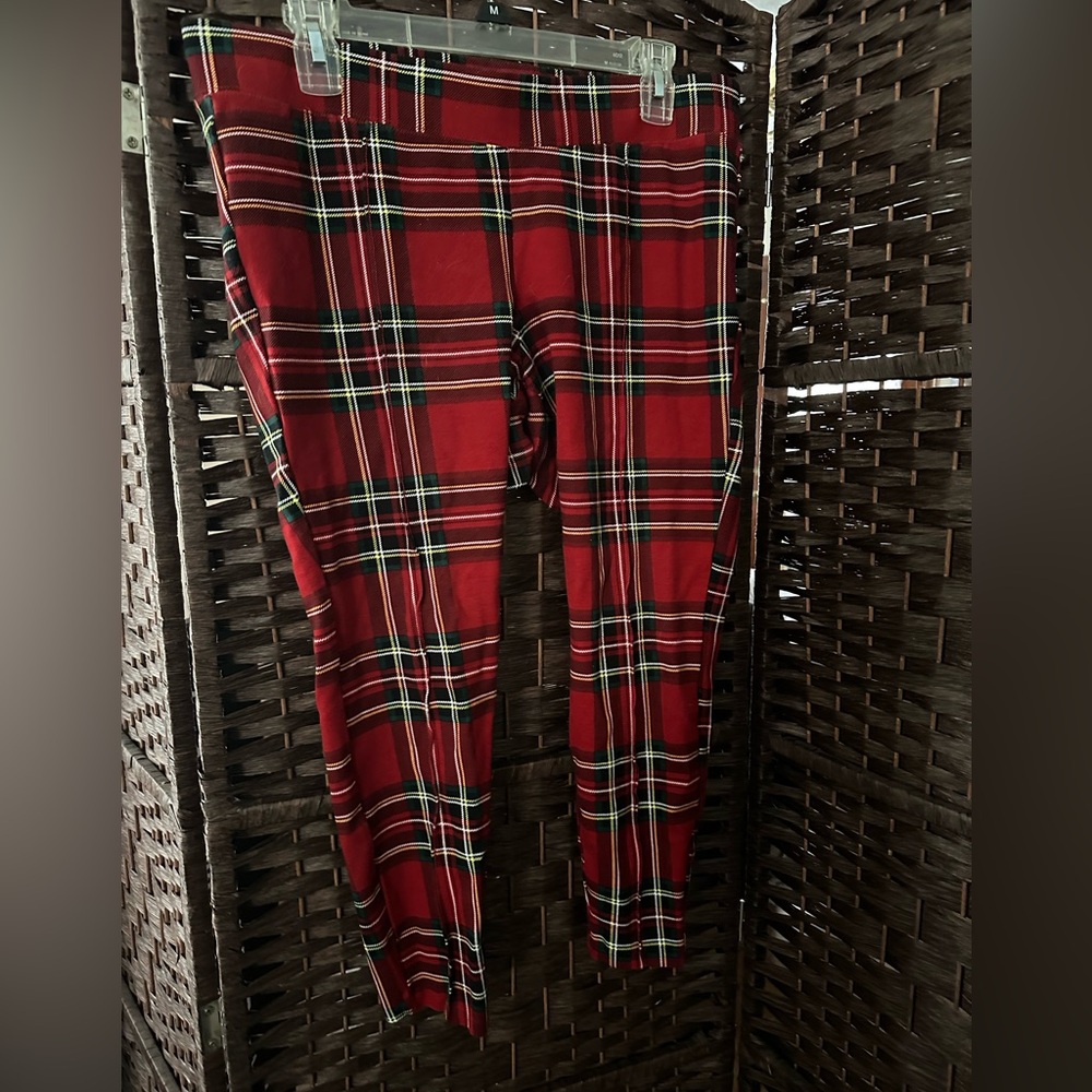 Old Navy Red Plaid Women's Leggings